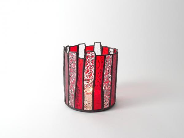 Candle Holder MARRAKECH red 12x12x13cm